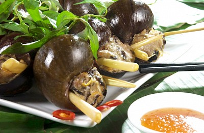 Ốc nhồi thịt món ăn hấp dẫn Ốc nhồi thịt món ăn hấp dẫn