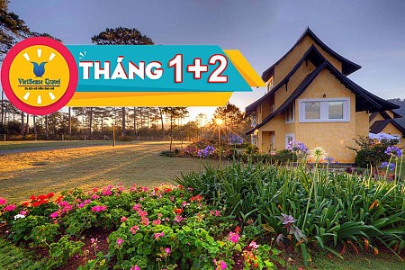 Dinh Bảo Đại - Thiền Viện Trúc lâm - Thác Đatanla - Đồi vọng cảnh Robin 3 Ngày Đêm Siêu Khuyến Mãi Tháng 1,2